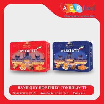 BÁNH QUY HỘP THIẾC TONDOLOTTI